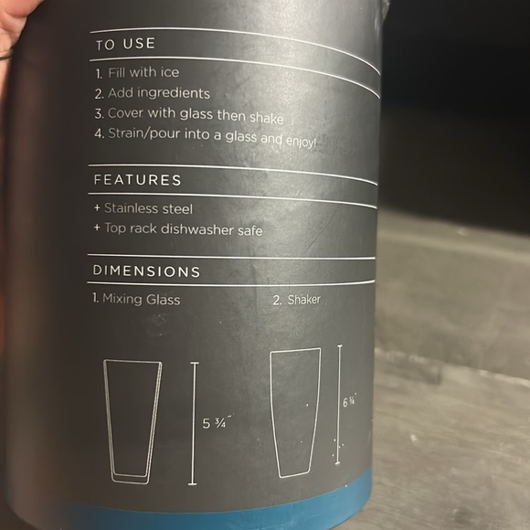 Boston Shaker - Silver and Black - Picture 4 of 4